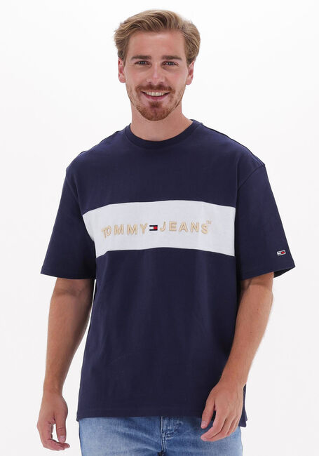 TOMMY JEANS T-shirt TJM PRINTED ARCHIVE TEE Bleu foncé - large