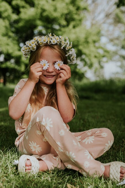 Roze KOKO NOKO Flared broek N58903 - large