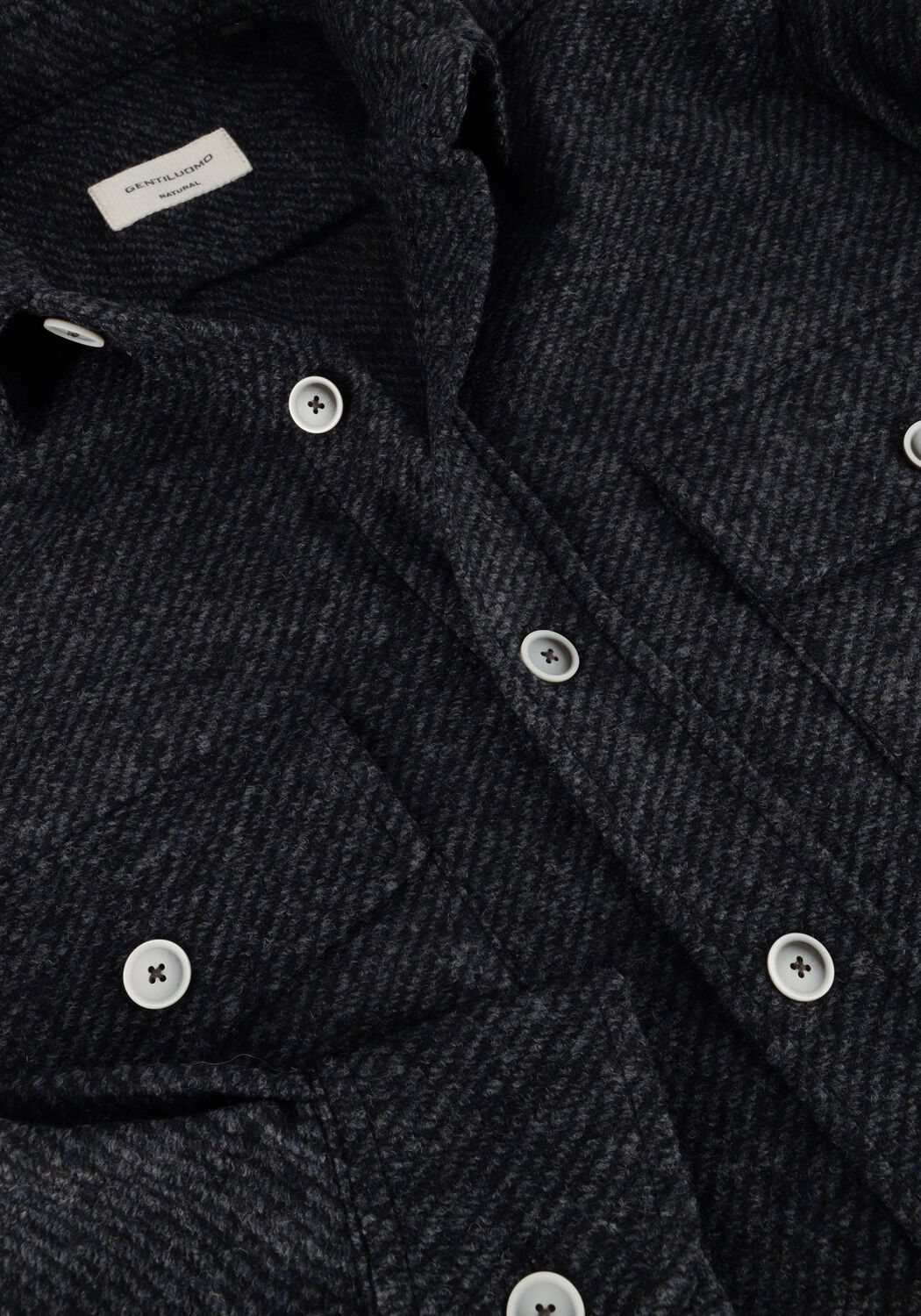 Blauwe GENTILUOMO Overshirt S1272-982 - large