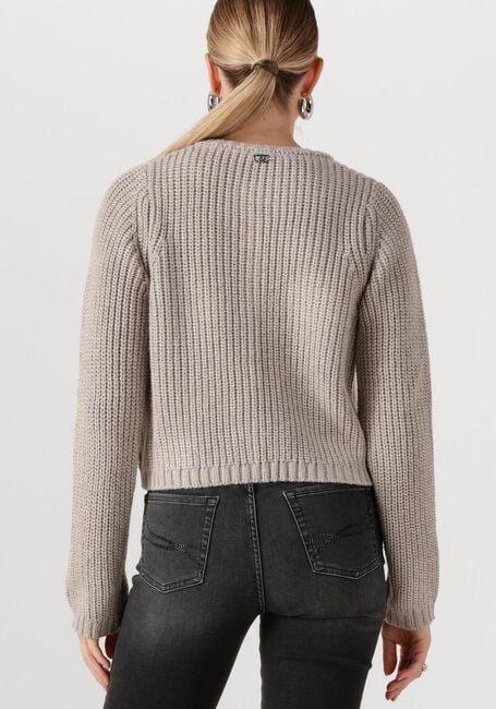 Beige LIU JO Vest MAGLIA APERTA - large