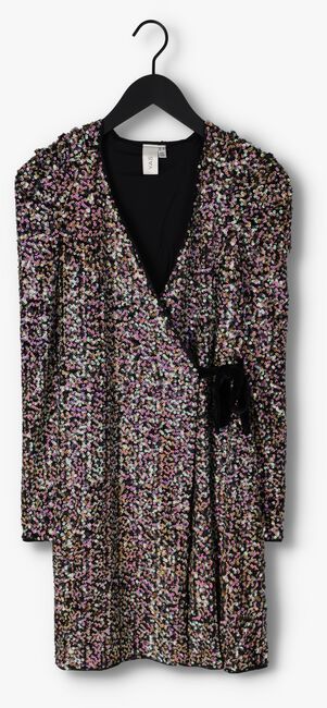 Y.A.S. Mini robe YASMULTISEQ LS WRAP DRESS en violet - large