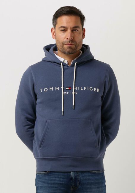TOMMY HILFIGER Chandail TOMMY LOGO HOODY Bleu foncé - large