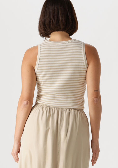 NUKUS T-shirt STEFANIA SINGLET STRIPES Écru - large