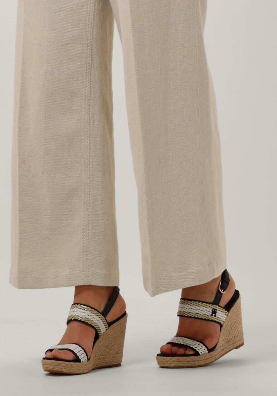 Blauwe TOMMY HILFIGER Espadrilles GOLDEN WEBBING - large