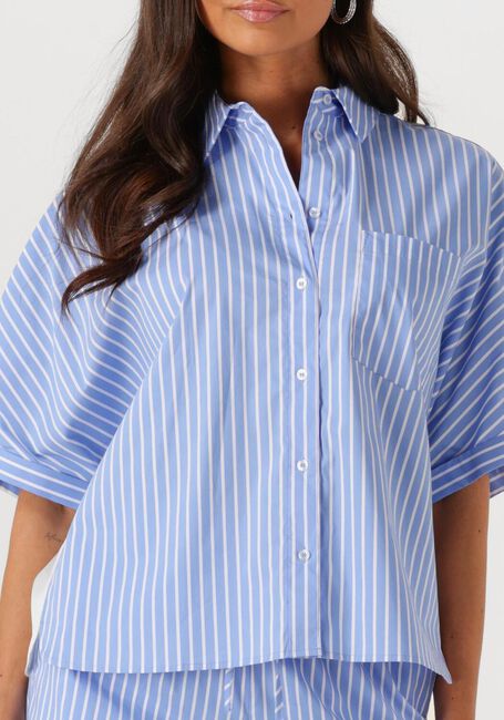 CATWALK JUNKIE SHORT SLEEVE BLOUSE WITH GRAPHIC Blouses en bleu - large