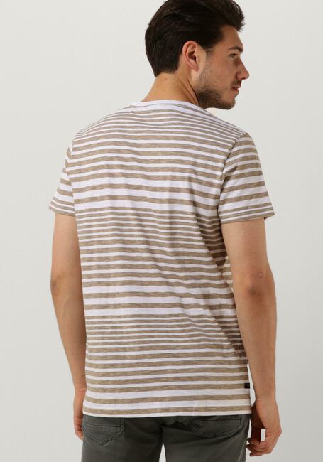 PME LEGEND T-shirt SHORT SLEEVE R-NECK SLUB JERSEY PRINTED en beige - large