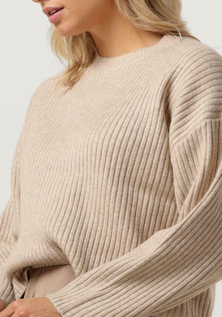 CO'COUTURE Pull ROW BOX O-KNIT Écru - large