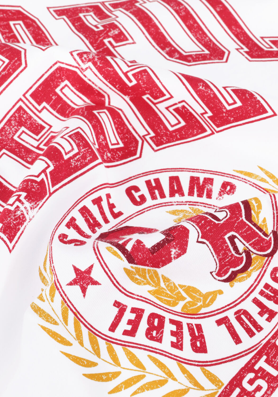 COLOURFUL REBEL T-shirt CR VARSITY LOOSEFIT TEE en blanc - large