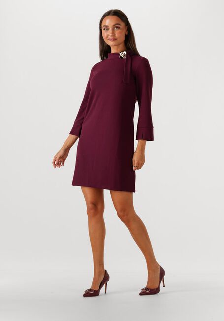 ANA ALCAZAR Mini robe DRESS NECK CLASP Bordeaux - large