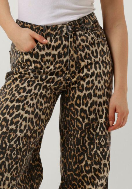 CO'COUTURE Straight leg jeans LEO DENIM PANEL PANT en marron - large