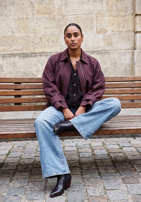 CIRCLE OF TRUST Wide jeans MADDY DNM Bleu clair - large