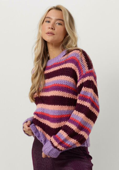 YDENCE Pull KNITTED SWEATER MEGGIE en rose - large