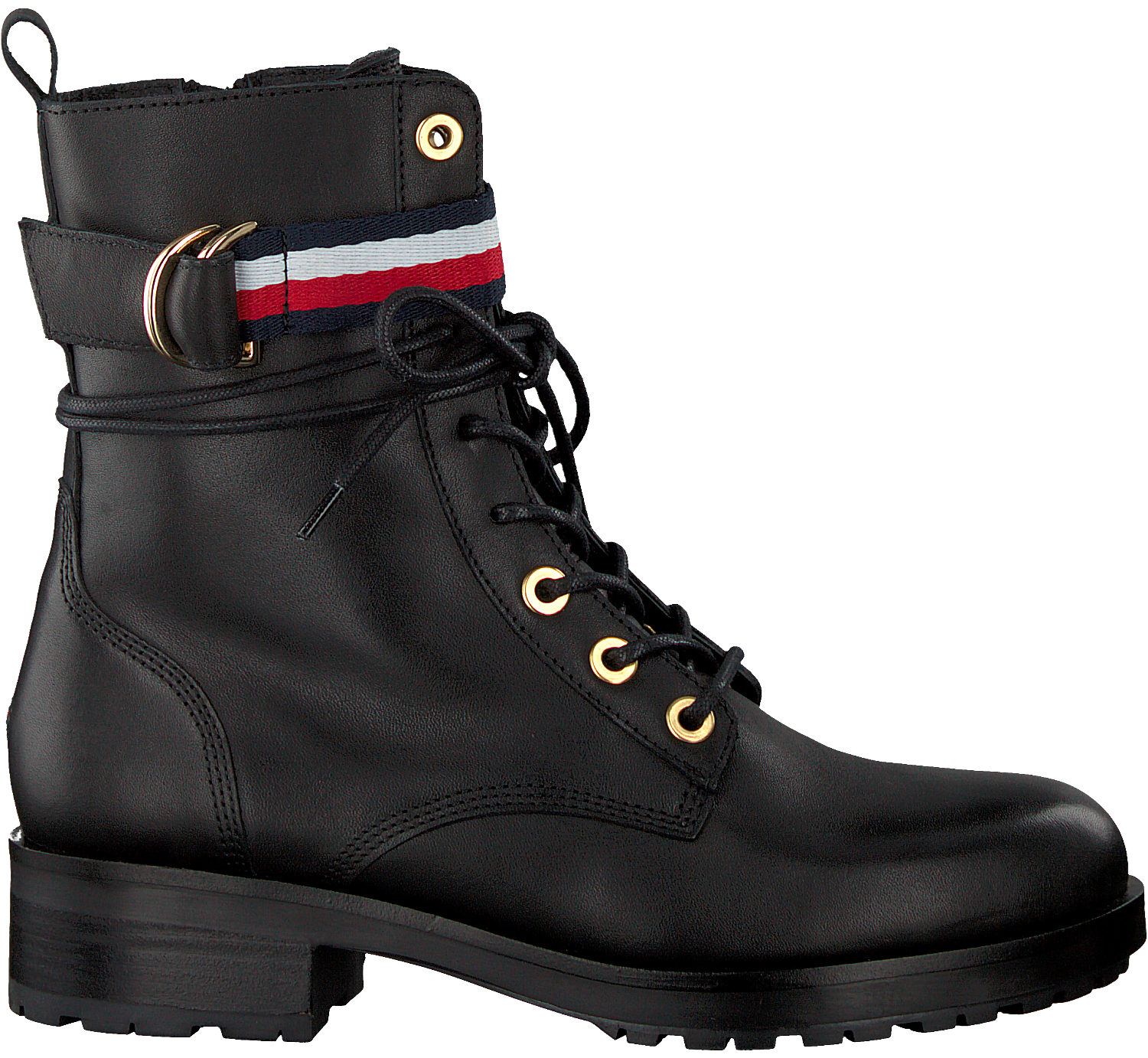 Tommy hilfiger corporate ribbon biker boots clearance