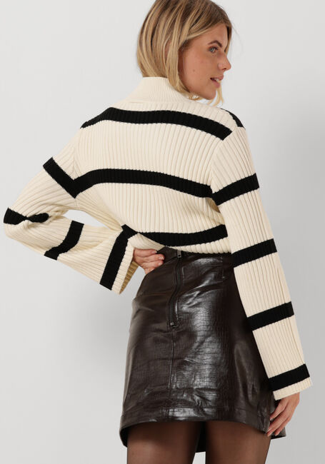 Y.A.S. Col roulé YASASTA LS KNIT PULLOVER en beige - large