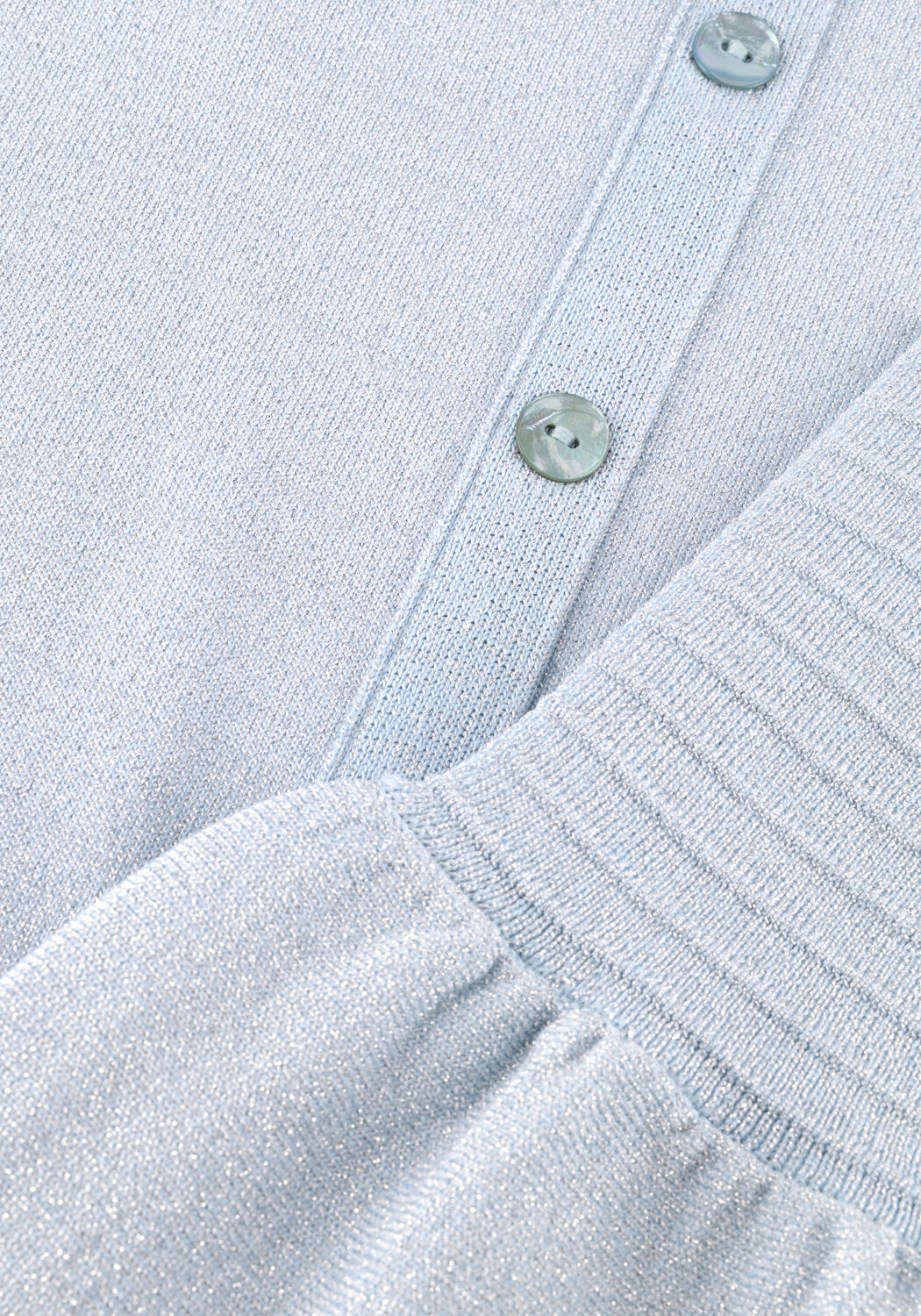 NUKUS Pull JORIEN PULLOVER LUREX en bleu - large