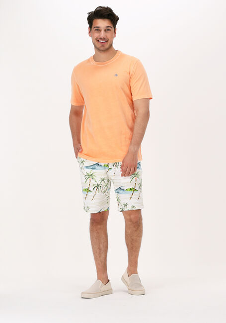 SCOTCH & SODA Pantalon courte FAVE PRINTED PIMA COTTON SHORTK Blanc - large