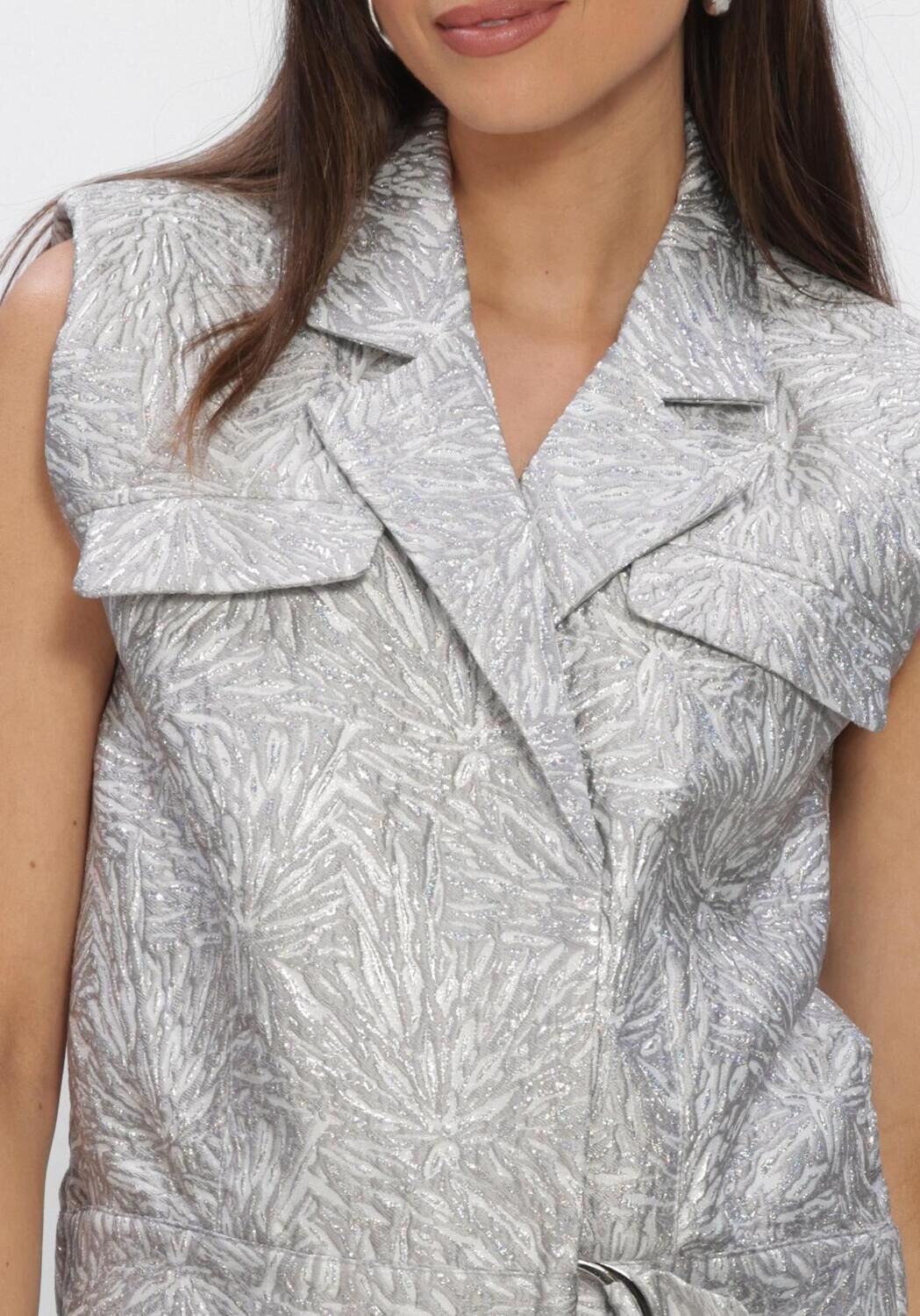 FREEBIRD WV-JAQUARD-MINI-26-1 Blazers en argent - large