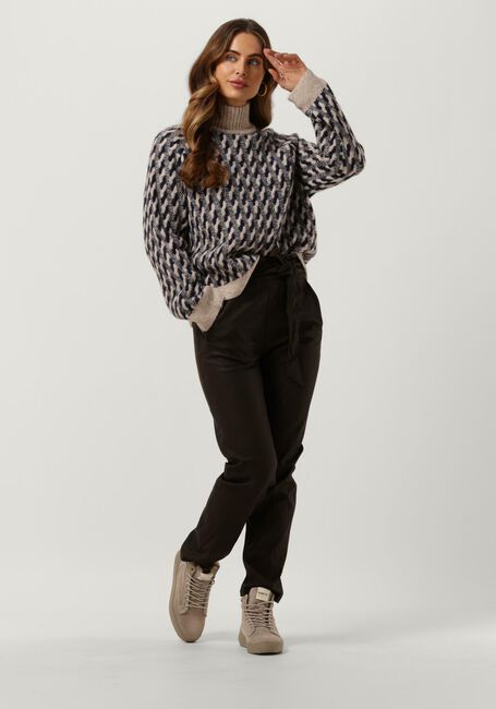 Zand OBJECT Trui LIDA L/S KNIT PULLOVER 123 - large