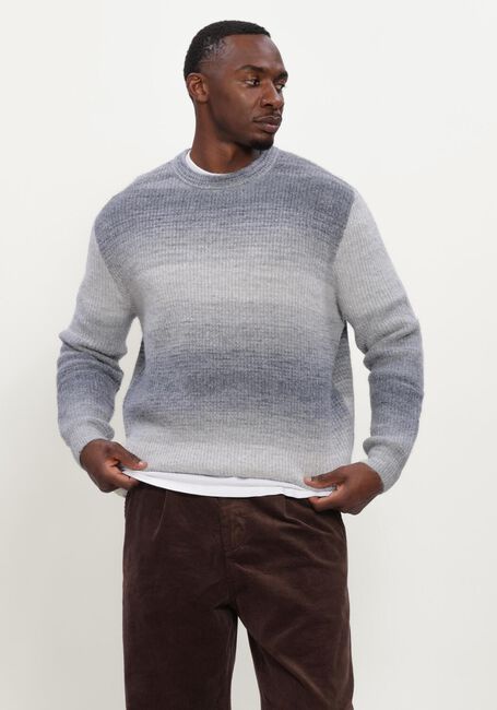 ANERKJENDT Pull AKSINUS SPACE DYE KNIT en gris - large
