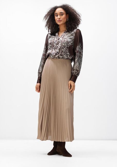 NEO NOIR MASSIMA PAISLEY BORDER BLOUSE Blouses en marron - large