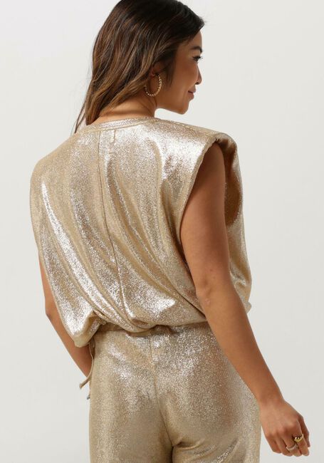 NUKUS Haut BABETTE TOP en or - large