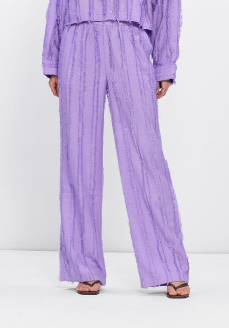 Lila REFINED DEPARTMENT Wijde broek NOVA - large