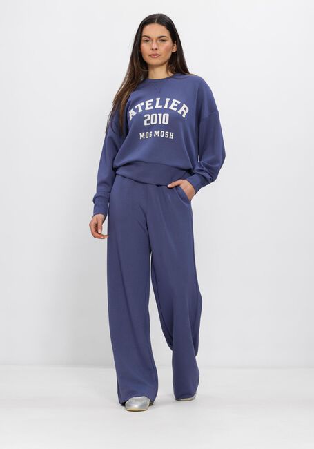 MOS MOSH Pantalon large MMNIMA SWEATPANT en bleu - large
