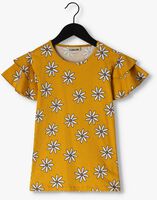 CARLIJNQ T-shirt FLOWER - RUFFLED SHIRT Ocre - medium