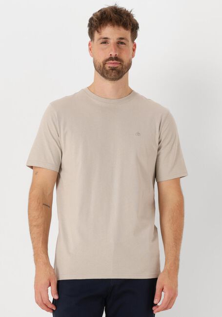 SCOTCH & SODA T-shirt SEASONAL CORE - REGULAR FIT LO en beige - large