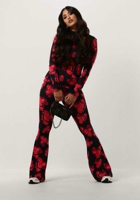 Zwarte REFINED DEPARTMENT Flared broek ABBA - large