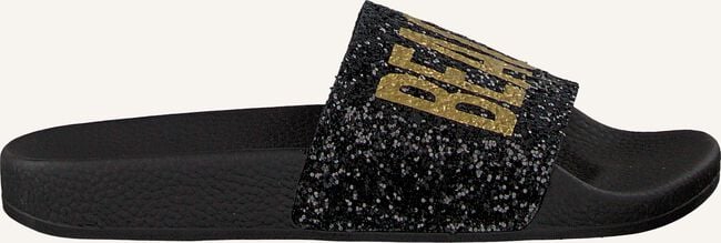 Zwarte THE WHITE BRAND Slippers GLITTER BEACH KIDS Zwarte THE WHITE BRAND Slippers GLITTER BEACH KIDS - large