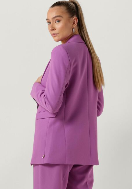 JANSEN AMSTERDAM Blazer WQ238 WOVEN BLAZER WITH LONG SLEEVE en violet - large