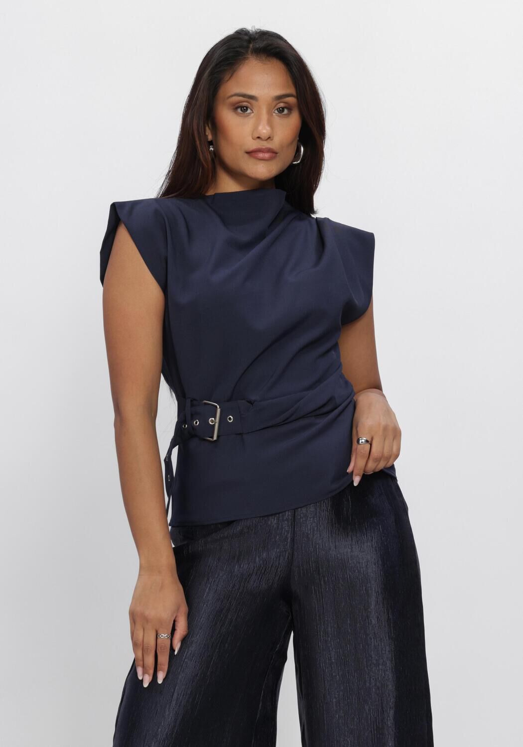 FREEBIRD JER-PUNTO-26-1 Hauts & T-shirts Bleu fonc&eacute;