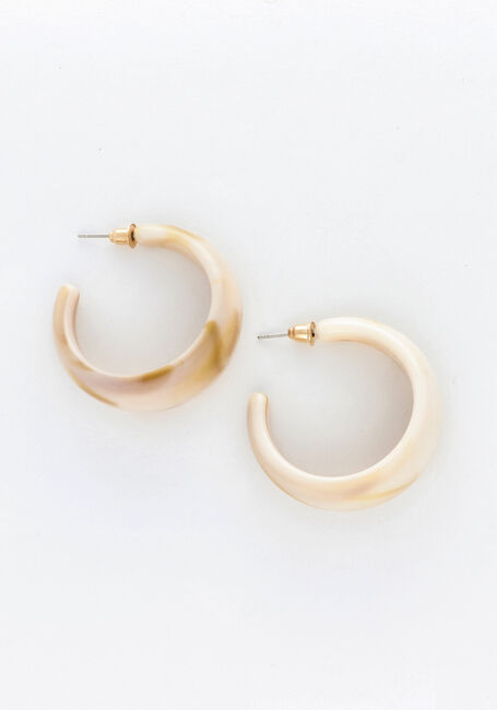 NOTRE-V Boucles d'oreilles OMSS23-035 en beige - large