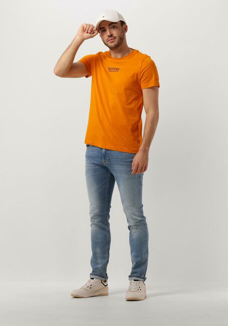 Oranje TOMMY HILFIGER T-shirt SMALL HILFIGER TEE - large