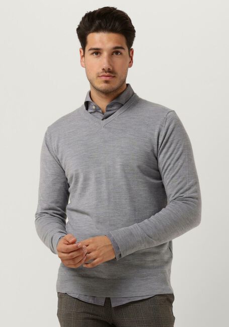 PROFUOMO Pull PULLOVER V-NECK Gris clair - large