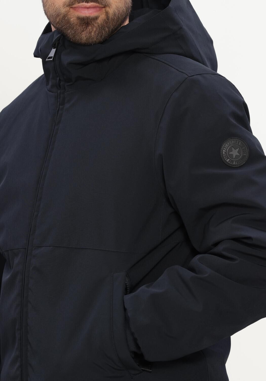 Donkerblauwe AIRFORCE Jack PADDED BOMBER - large