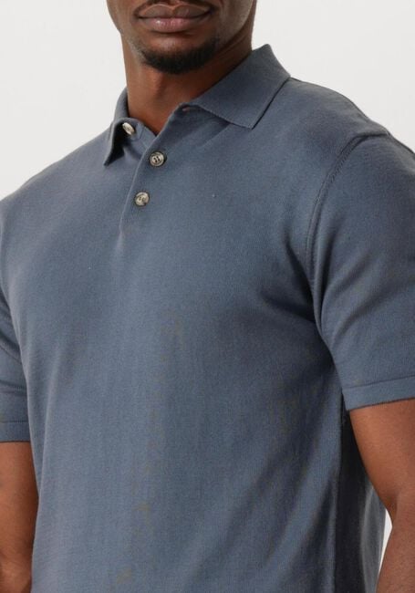 Blauwe THE GOODPEOPLE Polo PLAN - large