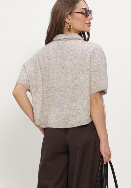 Grijze RUBY TUESDAY Truien/vesten VOISE KNITTED COLLAR CAPE TOP - large