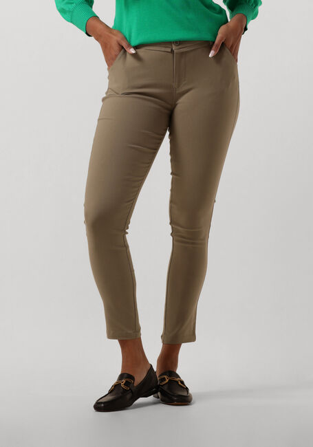MINUS Pantalon CARMA PANTS 7/8 en taupe - large