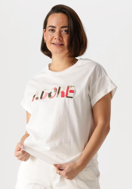 Witte NUKUS T-shirt FEMKE SHIRT ADORE - large