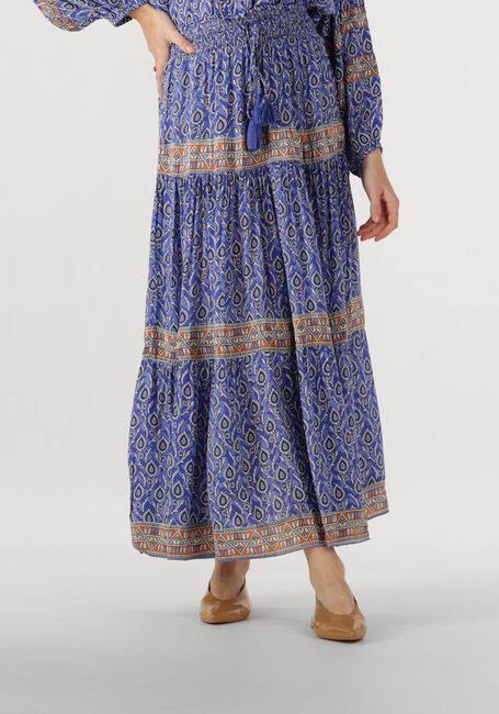 Blauwe LOLLYS LAUNDRY Maxirok DIAMONDLL MAXI SKIRT - large