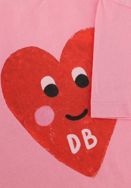 Roze DAILY BRAT T-shirt PATTY HEART T-SHIRT - large