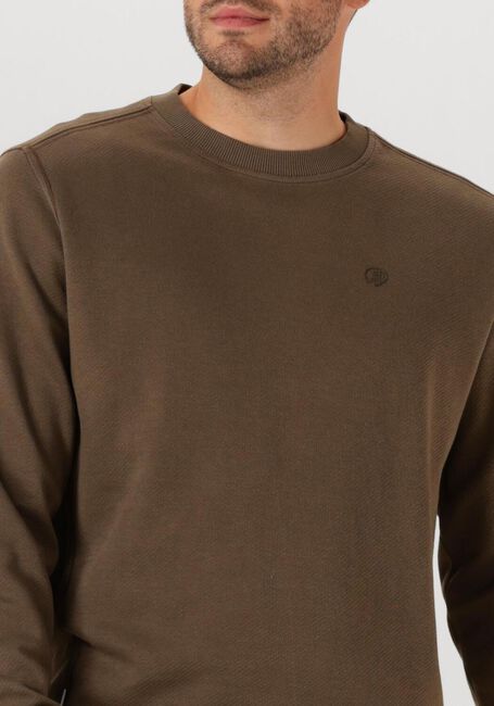 CAST IRON Pull REGULAR FIT TWILL en marron - large