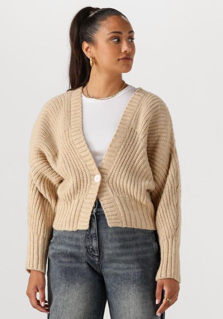 NUKUS Pull JOLIJN CARDIGAN en beige - large
