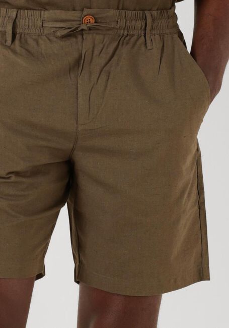 Bruine ANERKJENDT Korte broek AKLT JAMES COT/LINEN ELA SHORTS - large