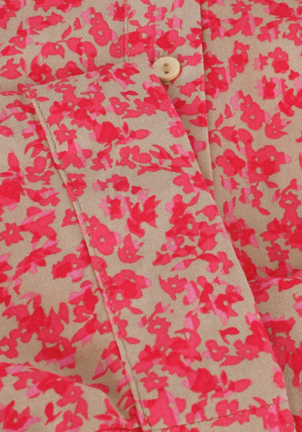 Zand Y.A.S. Maxi jurk YASSAVANNA LONG SHIRT DRESS S. - large