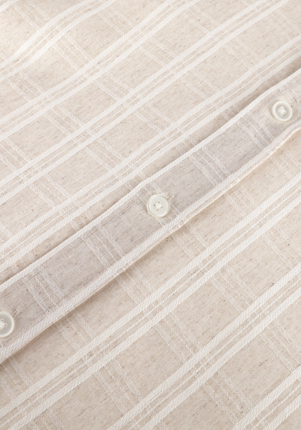 Zand ANERKJENDT Casual overhemd AKKONRAD L/S CHECK SHIRT - large