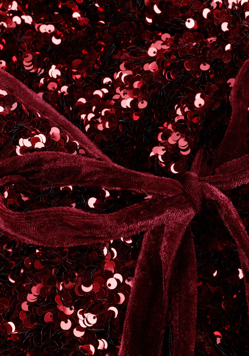 Y.A.S. Mini robe YASELLE LS WRAP DRESS en rouge - large