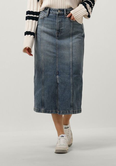 Donkerblauwe TOMMY JEANS  CLAIRE HGH MIDI SKIRT AH7134 - large